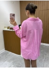 Marka Model Gofre Pembe Gömlek