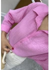 Marka Model Gofre Pembe Gömlek