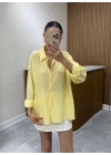 Marka Model Gofre Sarı Gömlek