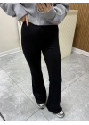 Marka Model İspanyol Paça Tayt Siyah