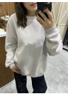 Marka Model Oversize Sweatshirt Gri