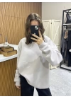 Marka Model Oversize Sweatshirt Gri