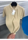 Marka Model Polo Yaka Tshirt Bej