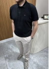 Marka Model Polo Yaka Tshirt Siyah