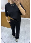 Marka Model Siyah Eşofman Takımı