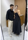 Müslin Gömlek Siyah