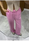Pembe Müslin Pantolon