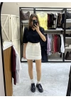 Polo Yaka Vatkalı Tshirt Siyah