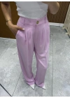 Premium Palazzo Pembe Pantolon