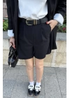 Şehir Boy Şort Siyah
