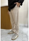 Tensel Joger Bej Pantolon