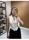 Zra Yelek Beyaz