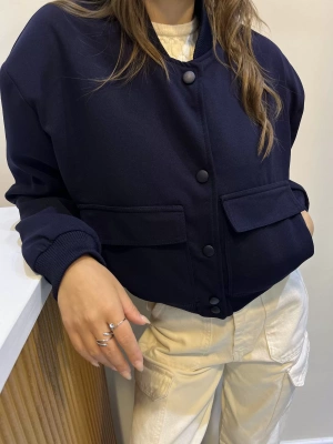 Lacivert Marka Bomber Ceket