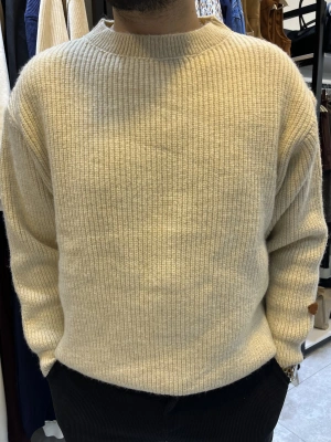 Uzun Kol Kalın Triko Bej