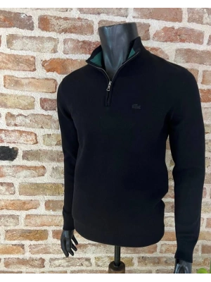 Yarım Fermuarlı Marka Model Kazak Siyah