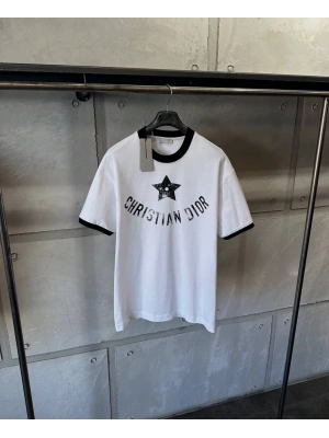 Marka Model Baskılı Tshirt Beyaz