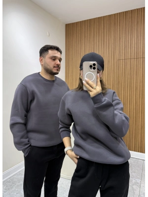 Unisex Basic Sweat Füme