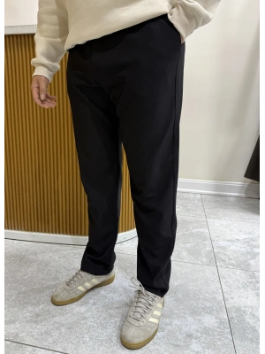 Boru Paça Pantolon Siyah