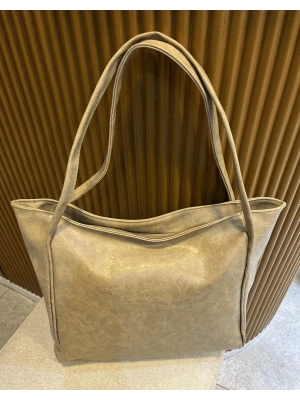 Büyük Boy Çanta Vizon