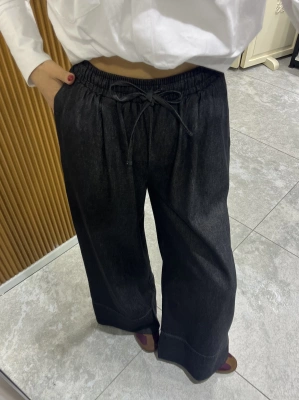 Denim Double Paça Pantolon