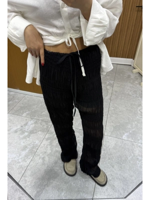 Gipeli Marka Siyah Pantolon