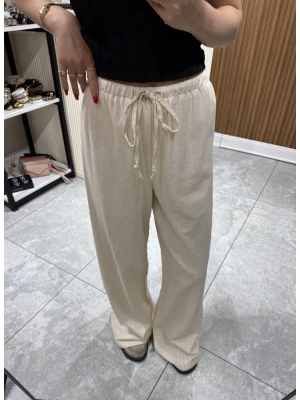Keten Pantolon Bej