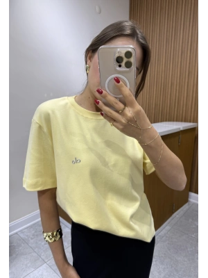 Marka Model Limon Sarısı T-shirt
