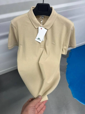 Marka Model Polo Yaka Tshirt Bej