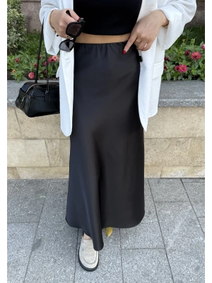 Marka Model Siyah Saten Etek