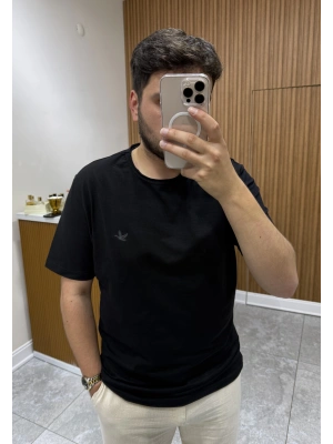 Marka Model Siyah T-shirt