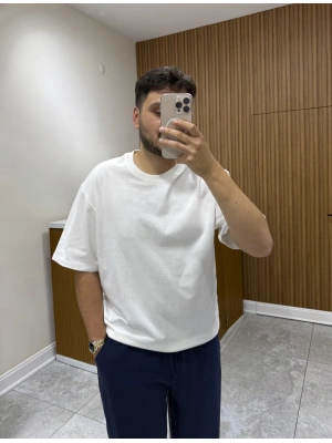 Oversize Beyaz T-shirt