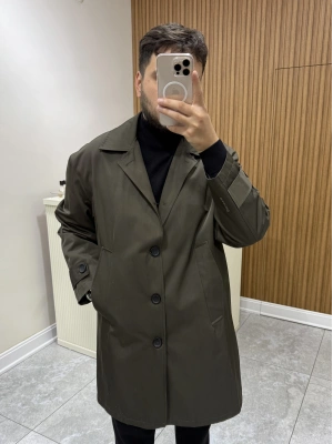 Oversize Trençkot Haki