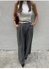 Mumlu Crop Gümüş