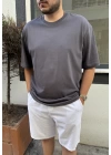 Basic Oversize Antrasit T-shirt