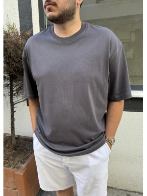 Basic Oversize Antrasit T-shirt