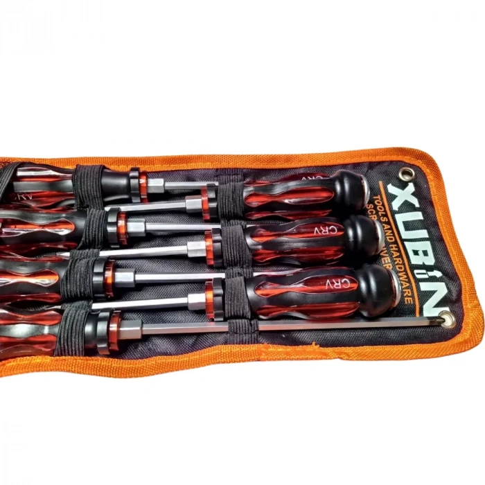 7li Mekanik Tornavida Seti, Kutulu, Düz Uçlu ve Yıldız