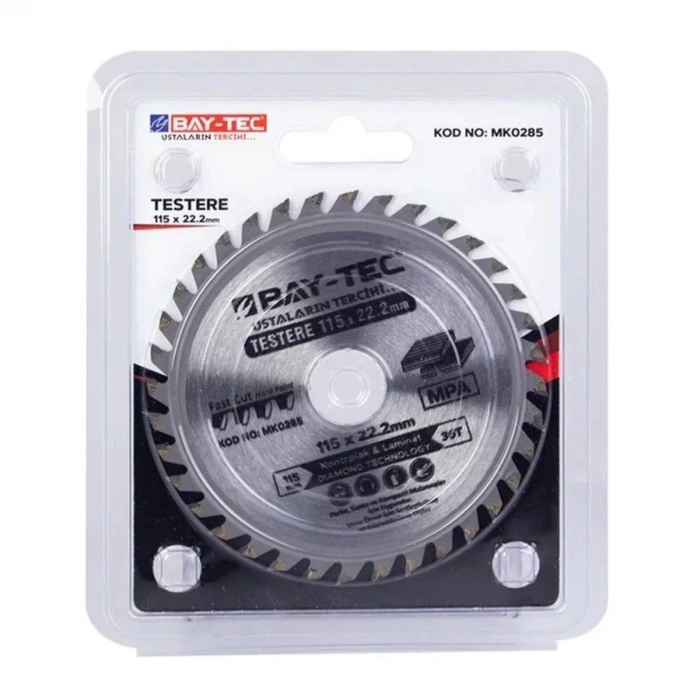 Bay-Tec Sunta Elmas Testere 115x22-23MM