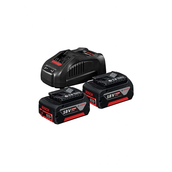 Bosch 18V Başlangıç seti 2x5.0 Ah + GAL 1880CV