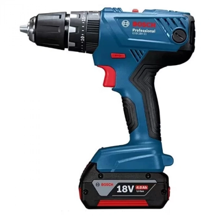 Bosch GSB 18V-21 Tek Akü 2Ah Darbeli Vidalama Makinesi