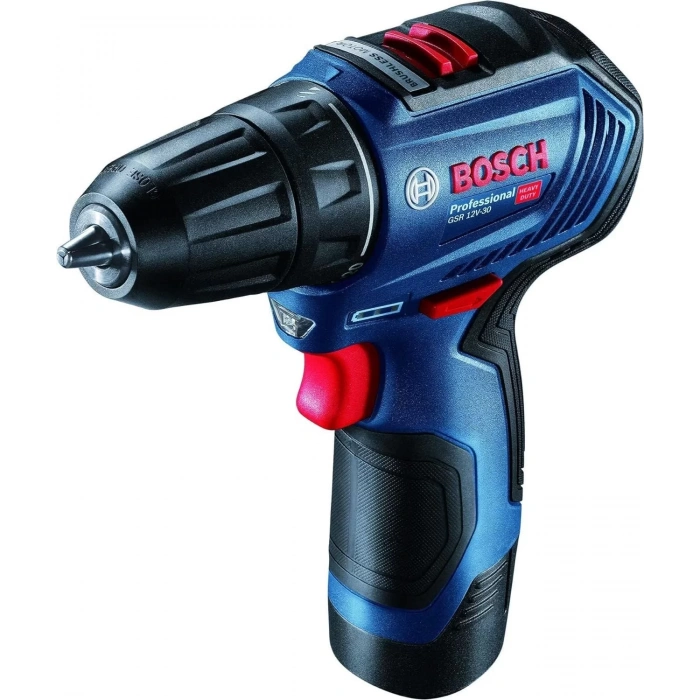 Bosch GSR 12V-30 Kömürsüz Akülü Delme Vidalama Makinesi (2 x 2,0 Ah Akü)