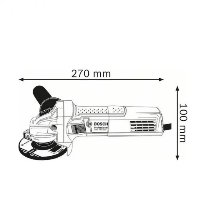 Bosch Professional GWS 750 S Avuç Taşlama Makinesi