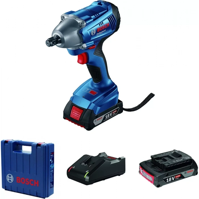 Bosch Profesyonel GDS-250-LI (2x3Ah18V) Li-ion Akülü Somun Sıkma
