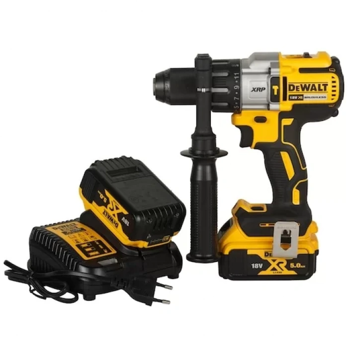 DEWALT DCD996P2 18V 5.0Ah Li-Ion Çift Akülü Kömürsüz Profesyonel Darbeli Matkap