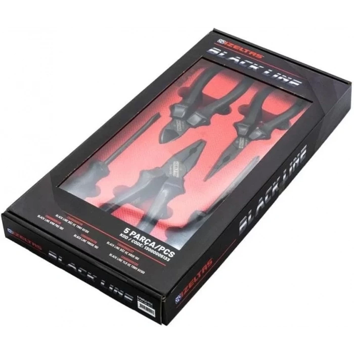 İzeltaş 13000005133 Black Line 5 Parça Set