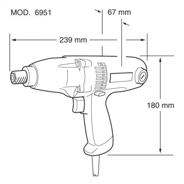Makita 6951 Darbeli Vidalama
