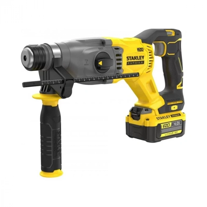 Stanley Fatmax V20 Kömürsüz darbeli Matkap Ve SDS + Kırıcı 1X4AH,1X2AH Akü