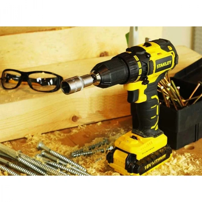 Stanley SBD20S2K 18Volt/1,5Ah Li-ion Çift Akülü Profesyonel Vidalama