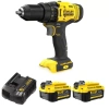 Stanley SCD700B-TR 18V V20 Kömürlü Matkap 2x4Ah