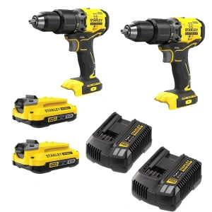 Stanley SCD700B & Stanley Fatmax SBD715B 2X2Ah