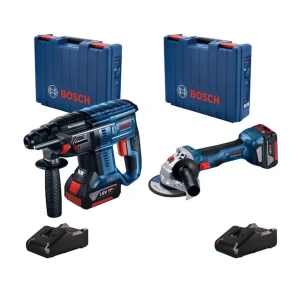 Bosch Gbh 180 Li Ve Gws 180 Li Akülü Kırıcı Delici Ve Taşlama Seti 2 x 4.0Ah